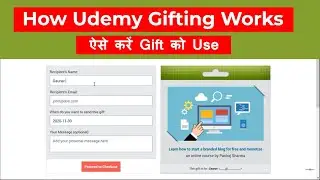 Udemy Gifting Courses To Friends and Cyber Monday Week Sale