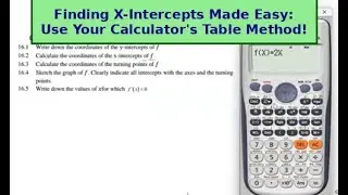 Finding X-Intercepts Made Easy: Use Your Calculator's Table Method for Cubic Functions!