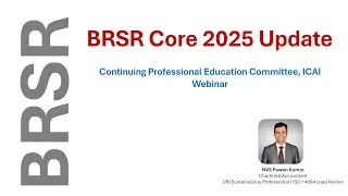 BRSR Core 2025 Update | ESG Reporting for Indian Companies & Value Chain Partners