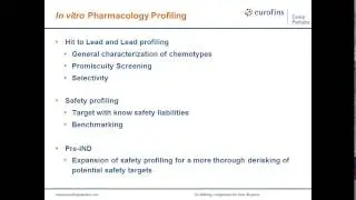Eurofins Cerep-Panlabs: ADME-Tox Profiling in Drug Discovery