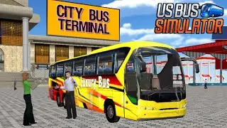 Offroad Coach Bus Simulator Gameplay - Bus Simulator Driving Game Offline | US Bus Simulator Game 3d