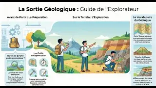 La sortie g&eacute;ologique et la cartographie topographique الدرس الاول الذورة 2  SVT