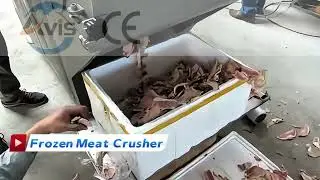 Beef, pork and chicken frozen meat crusher/cutting machine＃cuttingmachine ＃foodmachine