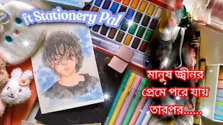 Stationery Haul + Ghost Stories ft Stationery Pal (Black Friday Haul) | Art and Storytime (Ep 47)