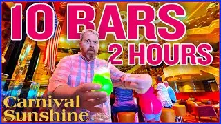10 Bars in 2 Hours Carnival Sunshine Bar Crawl