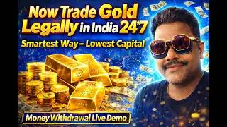 Trade Gold Legally with Minimal Capital! 🚀 Shark Exchange Live Demo & Strategy |CTE-Aniruddha Chavan