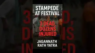 Deadly Stampede at Indian Festival:3 Killed,50 Injured in Odisha Tragedy🇮🇳 #India #FestivalStampede