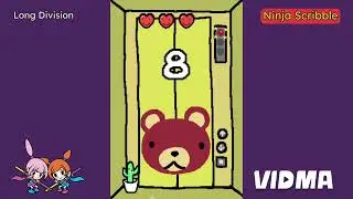 WarioWare: Touched! - Kat & Ana's Ninja Scribble Microgames - Long Division