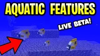 Minecraft 1.13 Aquatic Update Live Beta! All New Features! PE/ Xbox One Gameplay