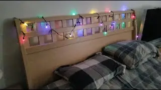 KOUQIYA Battery Operated String Lights, C6 50 LED Cool White Christmas Lights Outdoor Indoor 8 Mode