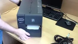 Unpacking the Printer Zebra ZT220