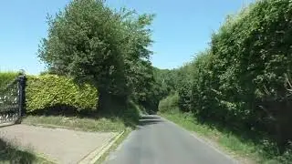 Driving From Hallow Through Sinton Green To Ockeridge, Worcestershire, England 24th June 2020