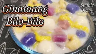 Ginataang Bilo-bilo / Sticky Rice Balls in Coconut Cream