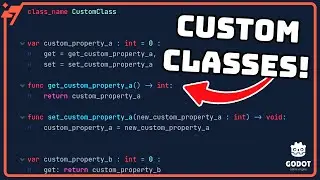 How to Create CUSTOM CLASSES in Godot in 2024! | Godot for Beginners
