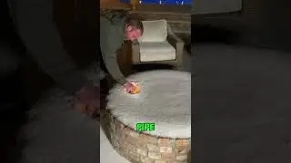 Он поджег снег 🔥😱