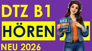 DTZ A2/B1 Hören, Prüfung B1 Neu 2026 #dtz #dtzb1 #dtzhören #dtzb1 #gastdtz #gastb1 #b1hören #hörenb1