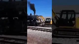 Train vs Excavator Kereta Tabrak Excavator  cc  @ safetranproduction