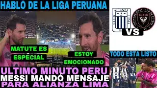 BOMBA MUNDIAL MESSI CONFIRMA SU DESEO DE JUGAR EN MATUTE
