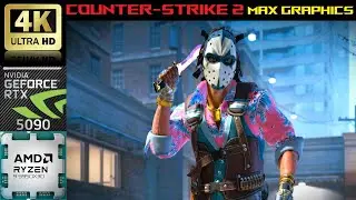 [4K] Counter Strike 2 - Nvidia RTX 5090 AMD Ryzen 9 9950x3D #gaming #cs2 #pc #cs #fyp #game #csgo