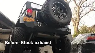 2016 Jeep Wrangler JK flowmaster Outlaw Exhaust