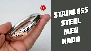 SS Padam Stainless Steel 12mm Authentic Heavy Kada | WhatsApp +91-99153-47185