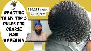 360 WAVES: MY COARSE HAIR WAVER RULES STAND THE TEST OF TIME! #coarsehairedkingz