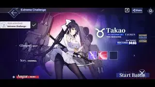 Azur Lane May 2024 Hard Extreme Challenge { Takao Taurus } First Try