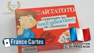 Cartatoto Multiplications - Démo du jeu de cartes éducatif (Médaille d'or concours Lépine)