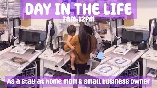 A day in the life of a mom and small business owner💕✨💫
