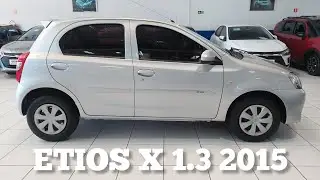 TOYOTA ETIOS X 1.3 2015 - CURITIBA - PR @VeicarMultimarcascuritiba 