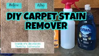 Carpet Cleaner & Stain Remover That Works | Dawn & Peroxide Stain Remover