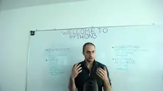 Welcome to this Python Course! What you need to know before starting