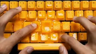 Ultimate Satisfying Keyboard ASMR 🍓🍔🪼 | Fruit, Food, Jelly, Glass, Snow Keys | POV Typing
