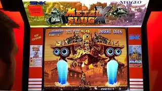 Metal Slug X Arcade Cabinet MAME Playthrough w/ Hypermarquee