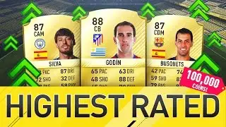 HIGHEST RATED TEAM POSSIBLE FOR 100K COINS!! - FIFA 17 SQUAD BUILDER