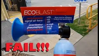 Ecoblast Rechargeable Evacuation Horns... Fail!  Don't Use.