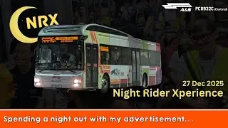 Провела ночь на автобусе, рекламируя созданный мной автобус (NRX Night Rider Xperience - 27 декаб...