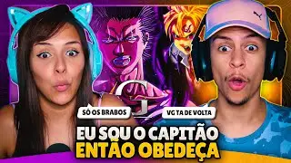 VG BEATS - Ordem do Capit&atilde;o - (Levi, Meliodas, Yami e Mikey) | [React em Casal] 🔥