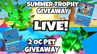 Live Clicker Sim Live! Summer Trophy Giveaway & OC Pet Giveaway