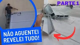 Como fazer telhado de policarbonato #Parte1