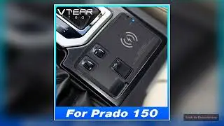 For Toyota Land Cruiser Prado 150 20102017 Wireless Car Charger Fast Charging Mobile Phone Panel