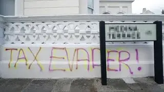 Graffiti on Rayner's Sea Side Luxury Property!