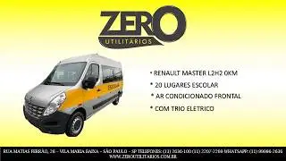 RENAULT MASTER 20 LUGARES ESCOLAR L2H2 0KM -COMPRA-VENDA-TROCA-FINANCIA - CONSIGNA&Ccedil;&Atilde;O...