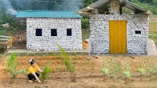 Complete Stone Kitchen Construction, Cooking In New Kitchen | S&ugrave;ng Ninh