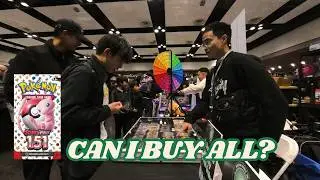 First Time Vending Pokémon Cards | East Bay Card Show Day 1 (Buying, Selling & Live Rips) Part 1