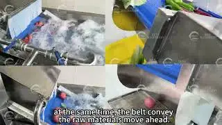 #Hexu Machinery#Industrial Vegetable #washingmachine  Machine for High-Volume Kitchens