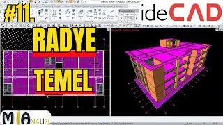 İdeCAD Subasman Perde ve Radye Temel Tasarımı
