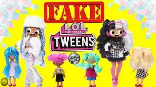 lol omg winter disco tween fakes full set. Fake lol omg vs real lol omg tweens. #lolomg Yayday tv