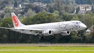 Niki Embraer 190 - Landing in Berne HD
