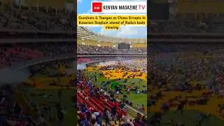 See How chaos Errupted to in Kasarani Stadium ahead of Raila Odinga's body public viewing